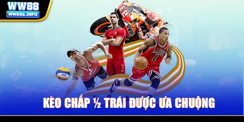 Kèo chấp ¼ trái được ưa chuộng