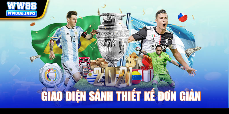 Giao diện sảnh thiết kế đơn giản